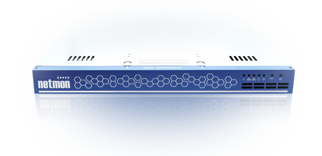 Front panel of the Netmon appliance